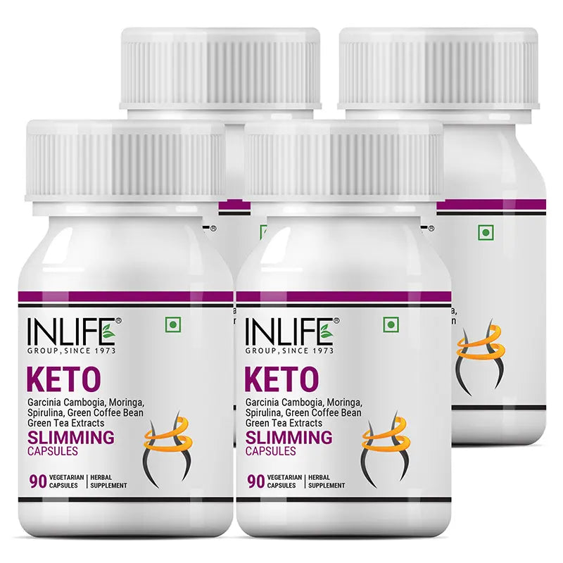 Inlife Keto Slimming Supplement | 90 Vegetarian Capsules