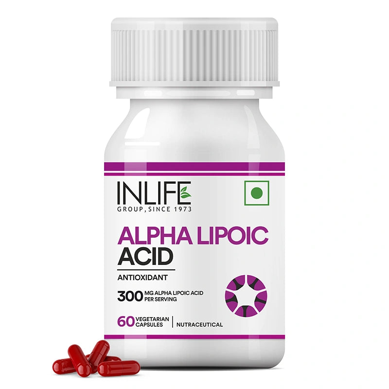 Inlife Alpha Lipoic Acid (ALA) 300mg Capsules