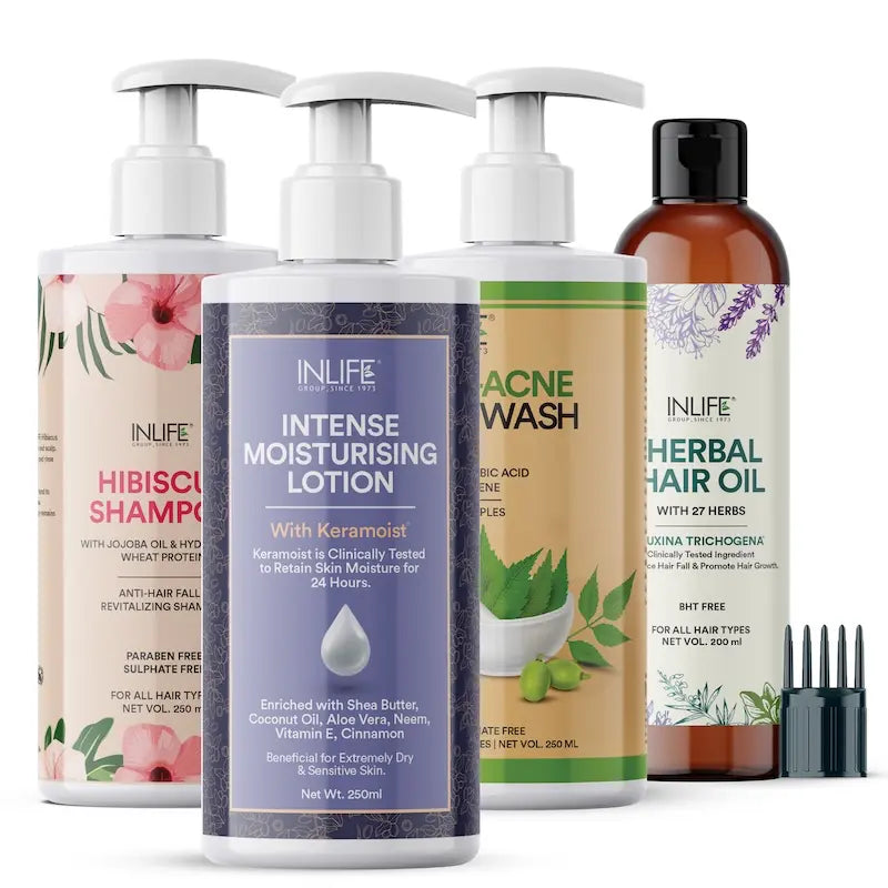 Inlife Beauty Skin & Hair Care Combo Pack