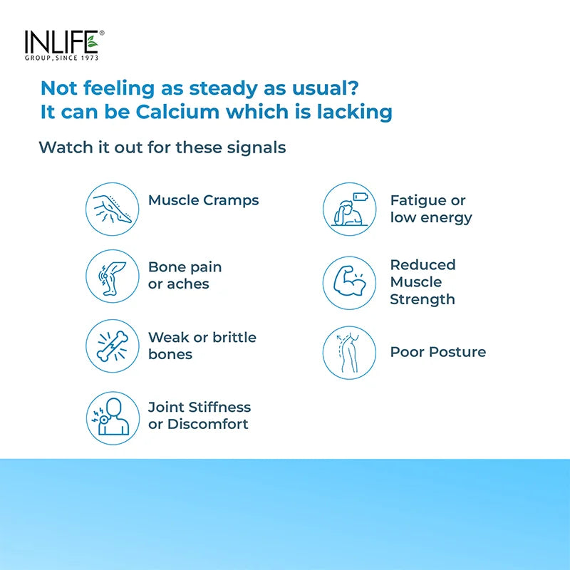 Inlife Calcium with Vitamin D3 Tablets
