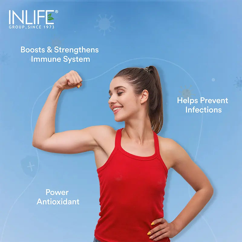 Inlife Immune Care Powder with Whey Protein | 300g (Vanilla)