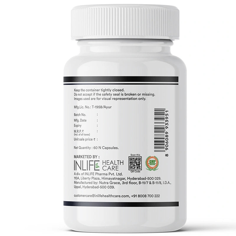 Inlife Black Seed Oil with Oregano, Veg Liquid Filled Capsules