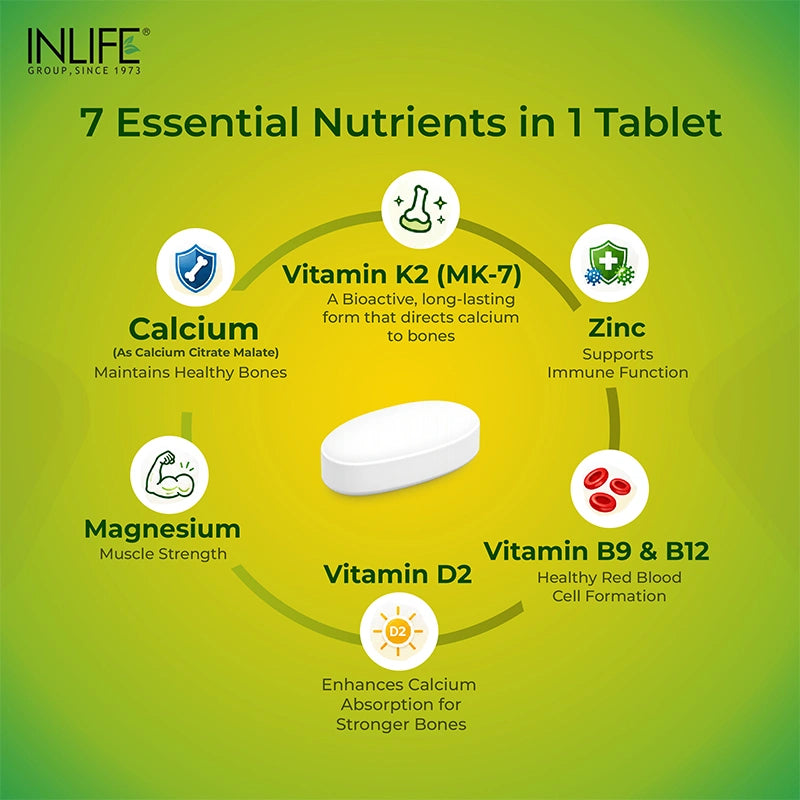 Energy Booster with Calcium Magnesium & Zinc with Power up Combo