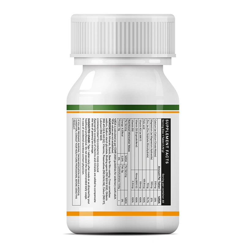 Energy Booster with Calcium Magnesium & Zinc with Power up Combo