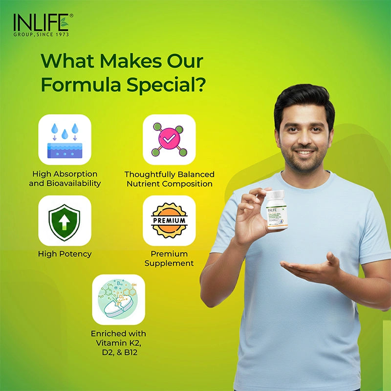 Inlife Calcium, Zinc, Magnesium Tablets