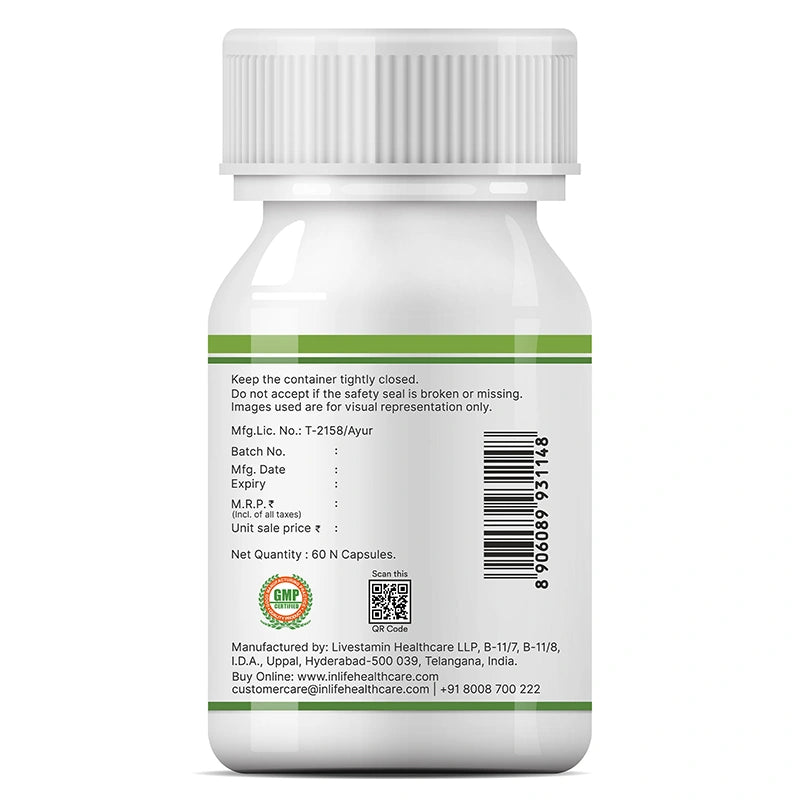 Inlife Boswellia Serrata Extract 400 mg, Veg Capsules.
