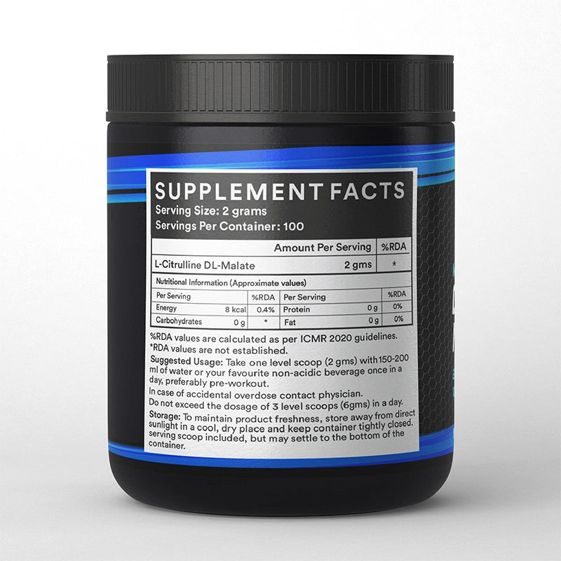 Inlife Citrulline Malate Powder 2:1 Supplement