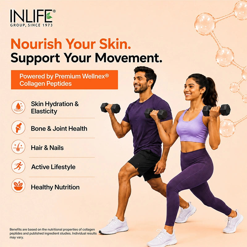 Inlife Hydrolysed Japanese Collagen Peptides, Flavored