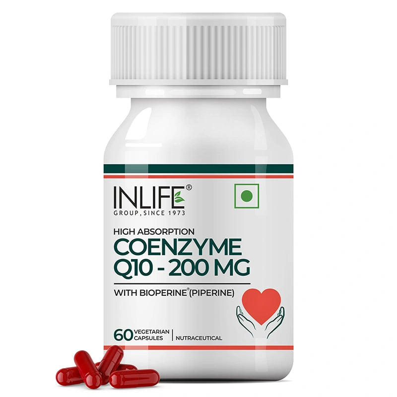 Inlife Coenzyme Q10 Capsules, Enhanced with BioPerine®