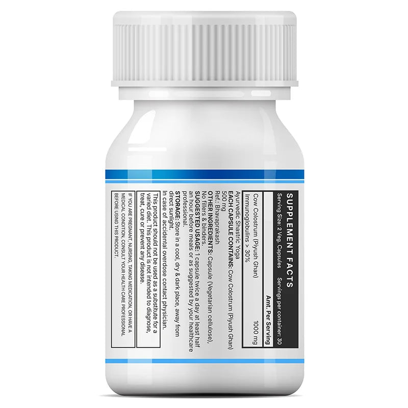 Inlife Cow Colostrum 1000 mg Veg. Capsules