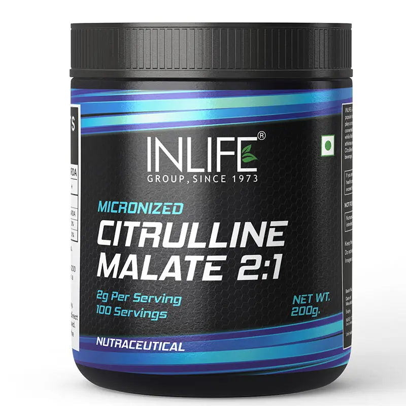 Inlife Citrulline Malate Powder 2:1 Supplement | 200 gms