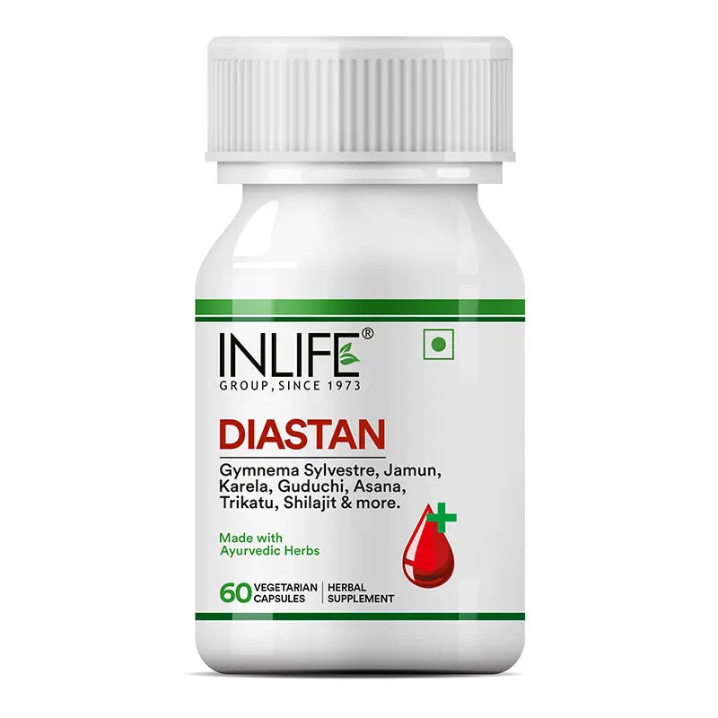 Inlife  Diastan Capsules Herbal Ayurvedic Supplement | 60 Capsules