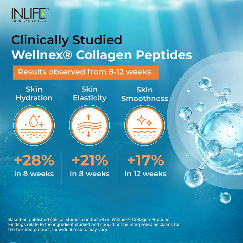 INLIFE Hydrolysed Marine Fish Collagen, Flavored