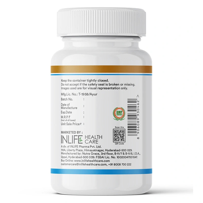 Inlife Fish Oil Liquid Filled Capsules, EPA 180 mg & DHA 120 mg per serving