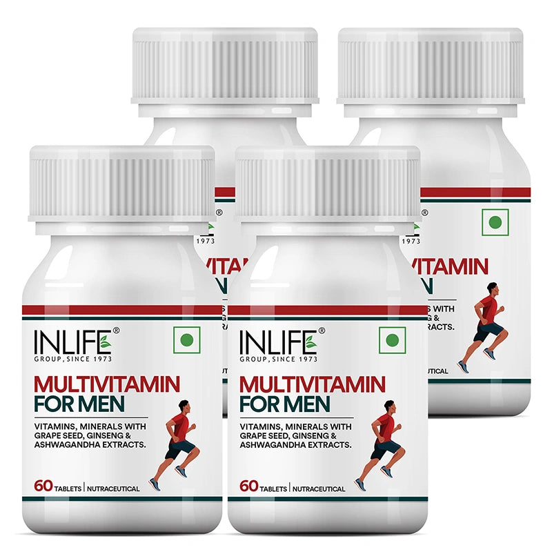 Inlife Multivitamin and Mineral for Men | Vegetarian Tablets