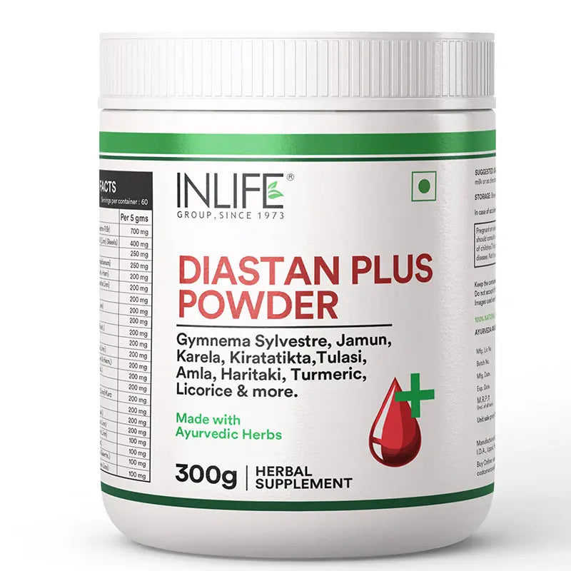 Inlife Diastan Plus Powder Ayurvedic Herbal Supplement | 300 grams