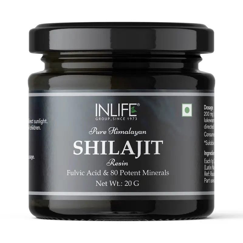 Inlife Pure Himalayan Shilajit Resin Supplement | 20g