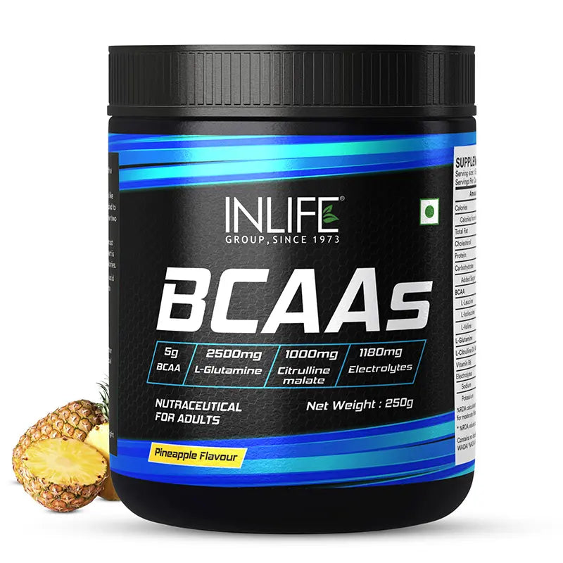 Inlife BCAA Pro Supplement| 250 gm powder