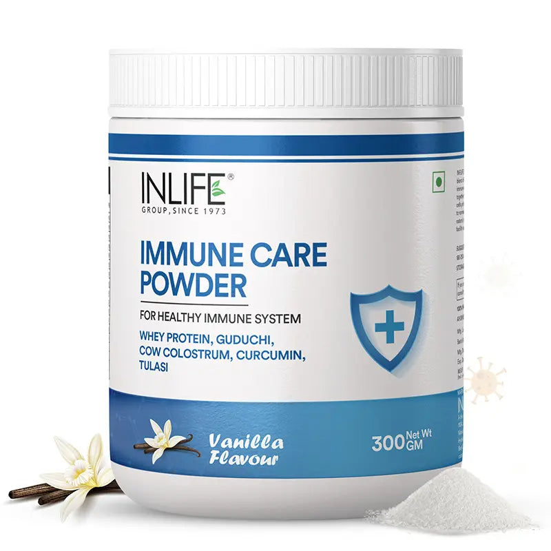 Inlife Immune Care Powder with Whey Protein | 300g (Vanilla)