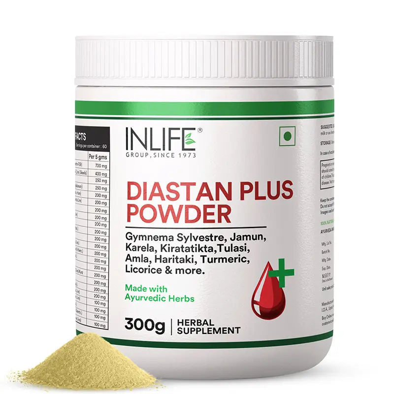 Inlife Diastan Plus Powder Ayurvedic Herbal Supplement | 300 grams