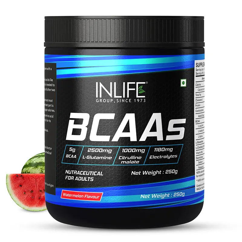 Inlife BCAA Pro Supplement| 250 gm powder