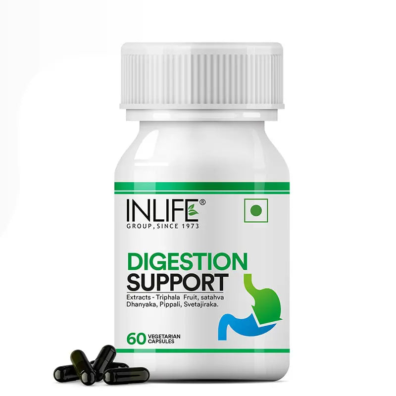 Inlife Digestion Support Capsules | 60 Veg. Capsules