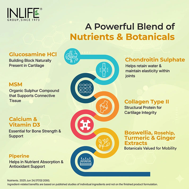 Inlife Glucosamine Chondroitin MSM Tablets