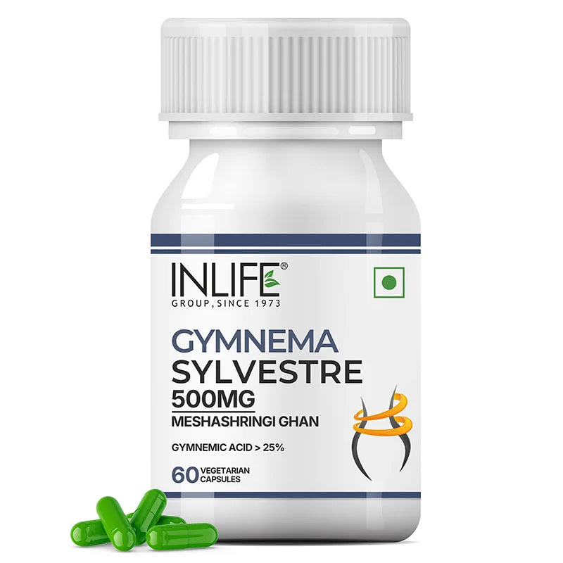 Inlife Gymnema Sylvestre Extract Supplement, 500mg Veg. Capsules