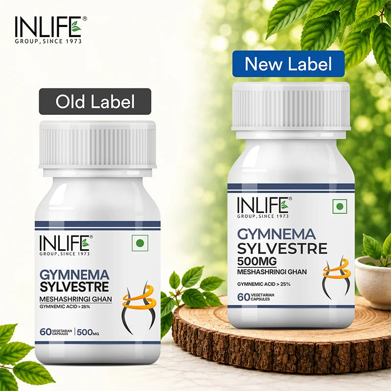 Inlife Gymnema Sylvestre Extract Supplement, 500mg Veg. Capsules