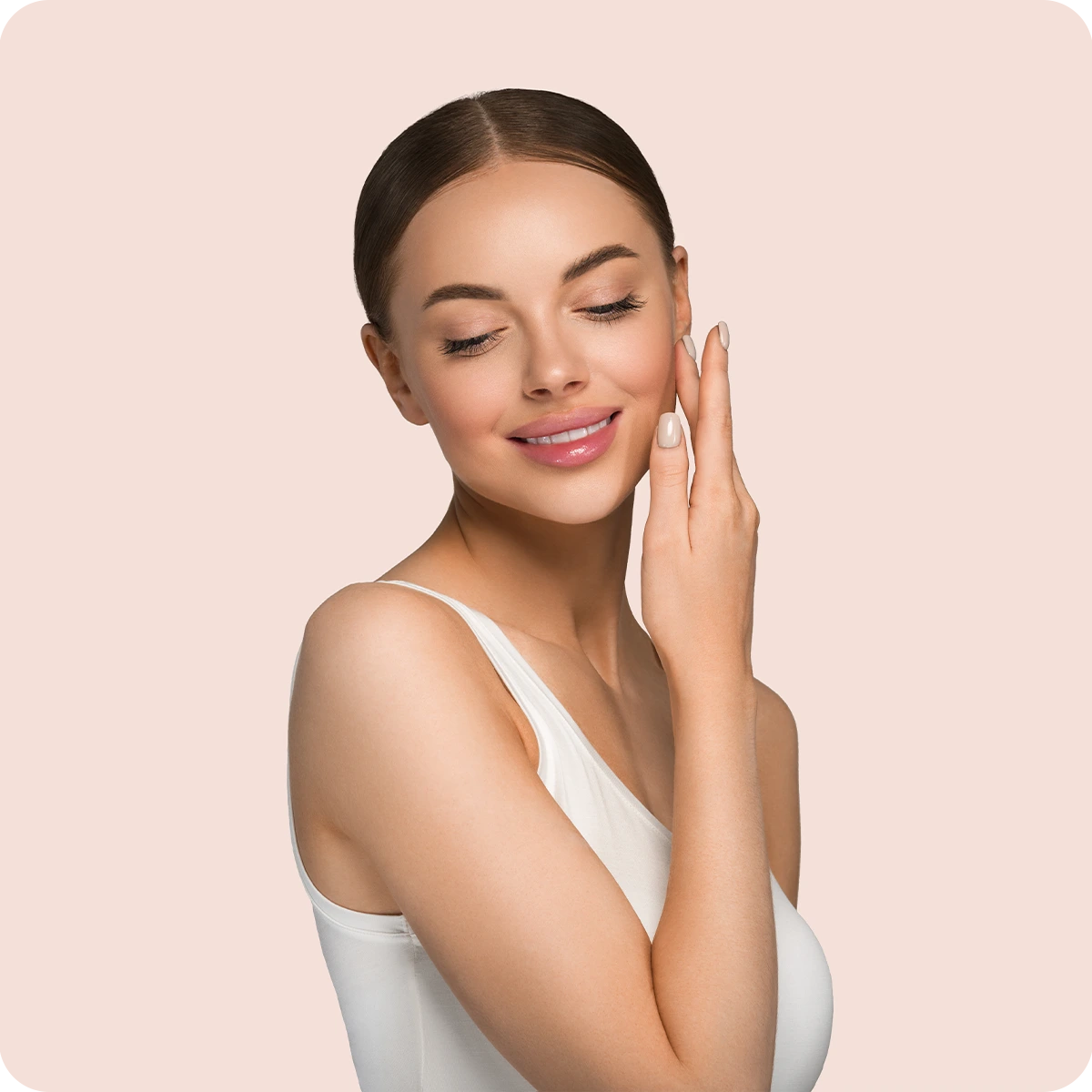 Inlife krill oil key benefits showing graphic image how it benefits in human skin health