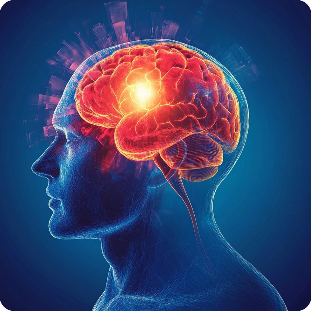 Inlife krill oil key benefits helps in Brain Health graphic Image