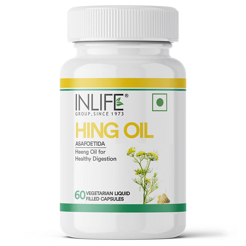 Inlife Hing Oil, 15 mg, Liquid Filled Capsules