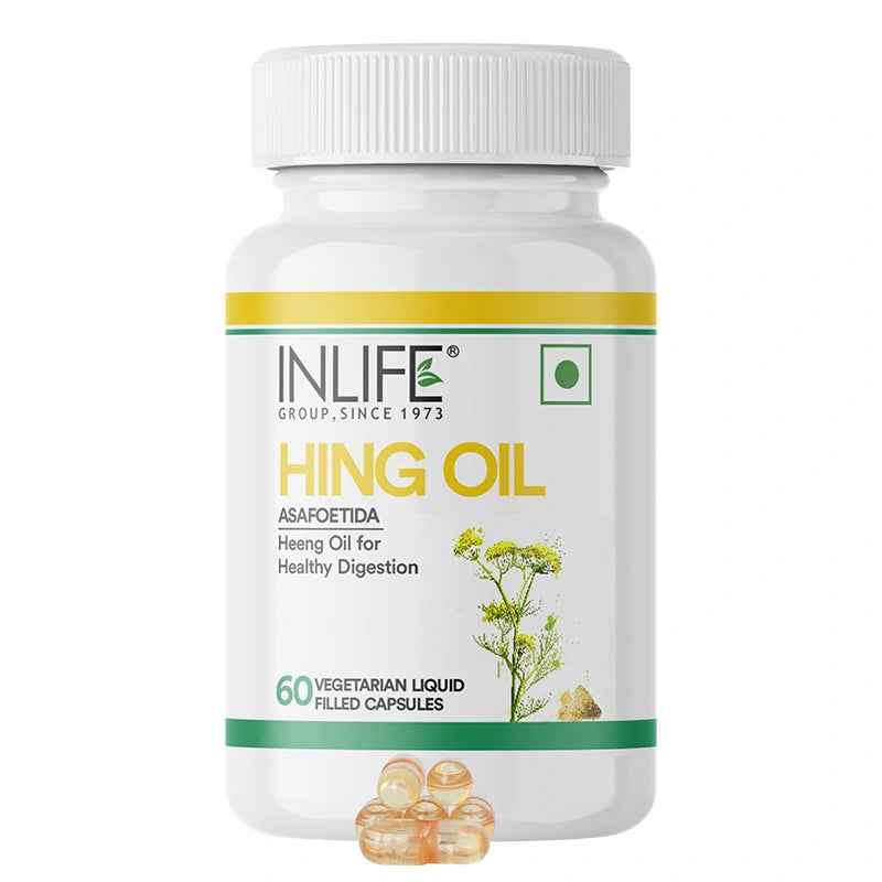 Inlife Hing Oil, 15 mg, Liquid Filled Capsules