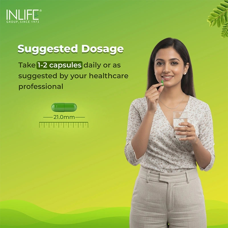 Inlife Amla extract capsule suggested dosage .image