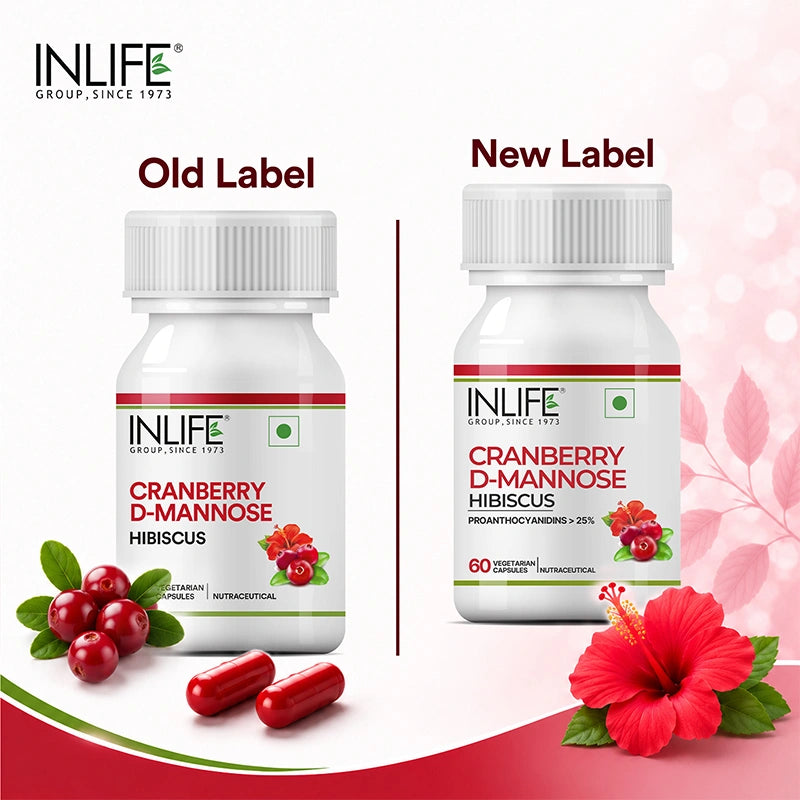 Inlife Cranberry Capsules Old To New Label .Image