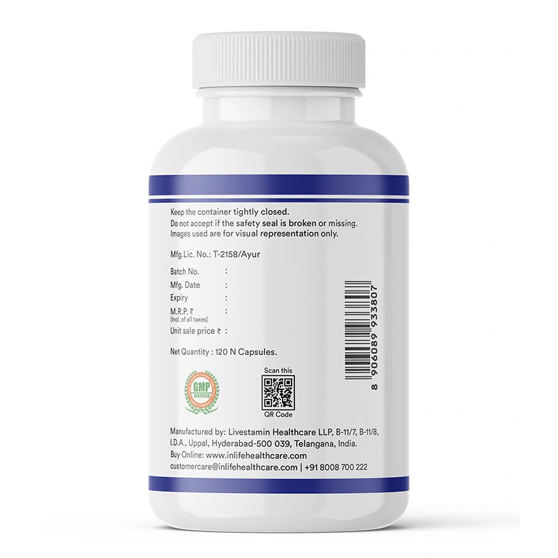 Inlife Grape seed extract 120 caps right bottle .image
