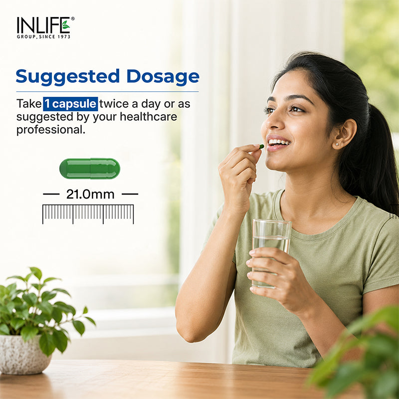Inlife Gymnema sylvestre capsules suggested dosage .image 