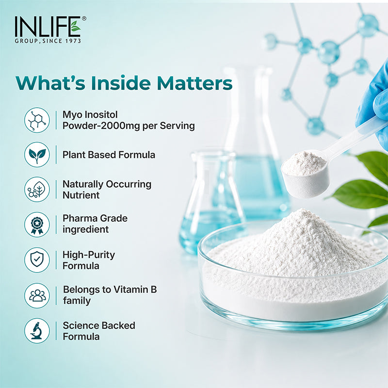 Inlife Inositol Powder Key Ingredients Image
