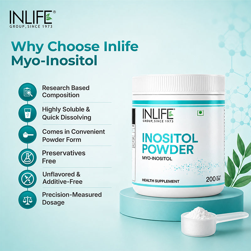 Inlife Inositol Powder Key Features Image