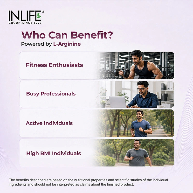 Inlife L-Arginine capsules extra slide .image