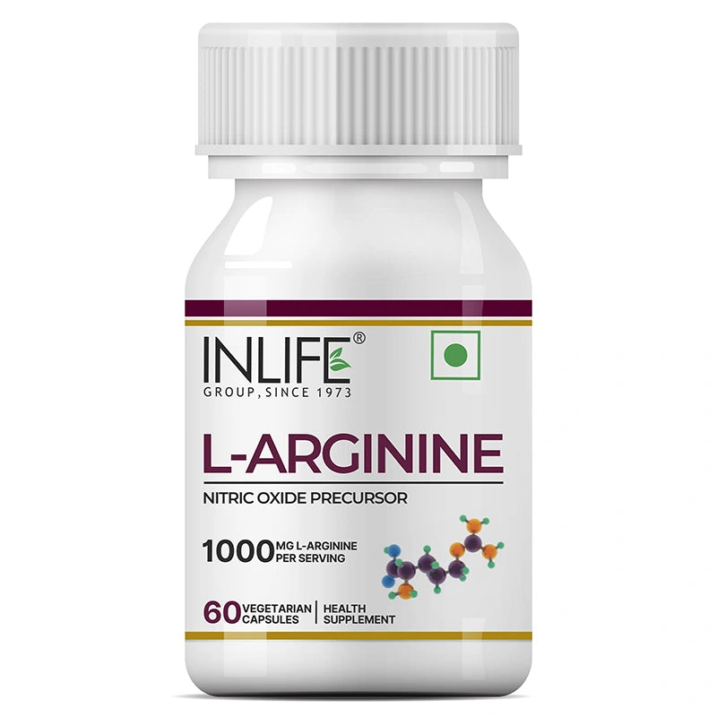 Inlife L-Arginine capsules front bottle .image