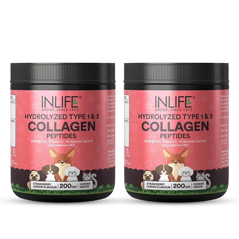 Inlife Pets collagen strawberry flavor 2pack .image