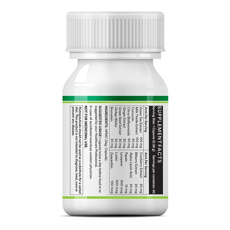 Inlife Super antioxidant capsules left bottle .image