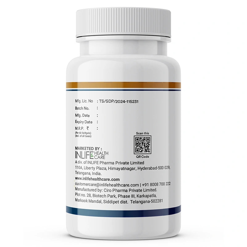 Inlife Vitamin D3 5000IU Batch Details.Image