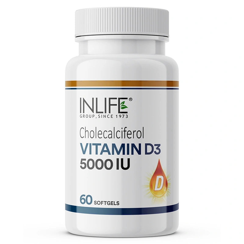 Inlife Vitamin D3 Front bottle image 
