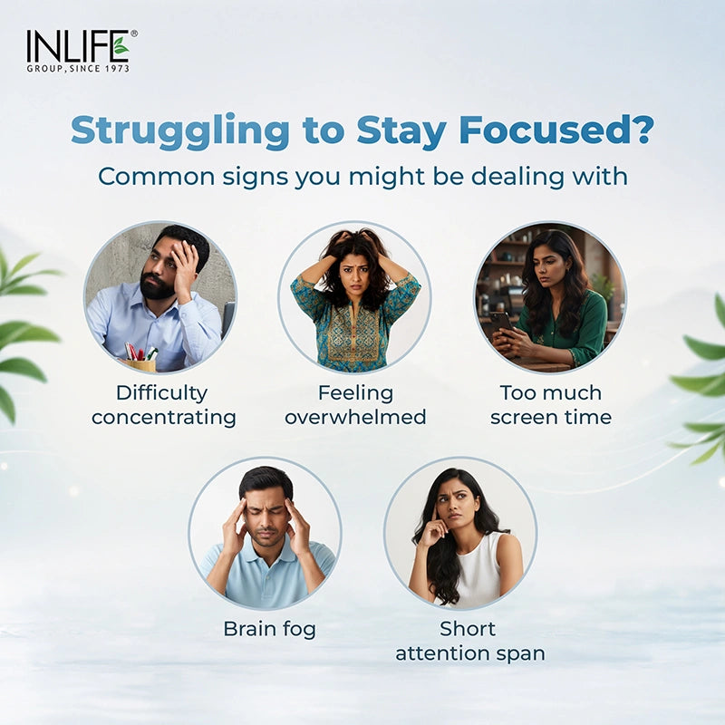 Ae u finding difficulty in concentrating, feeling overwhelmed, short attention span, brain fog, feeling overwhelmed?