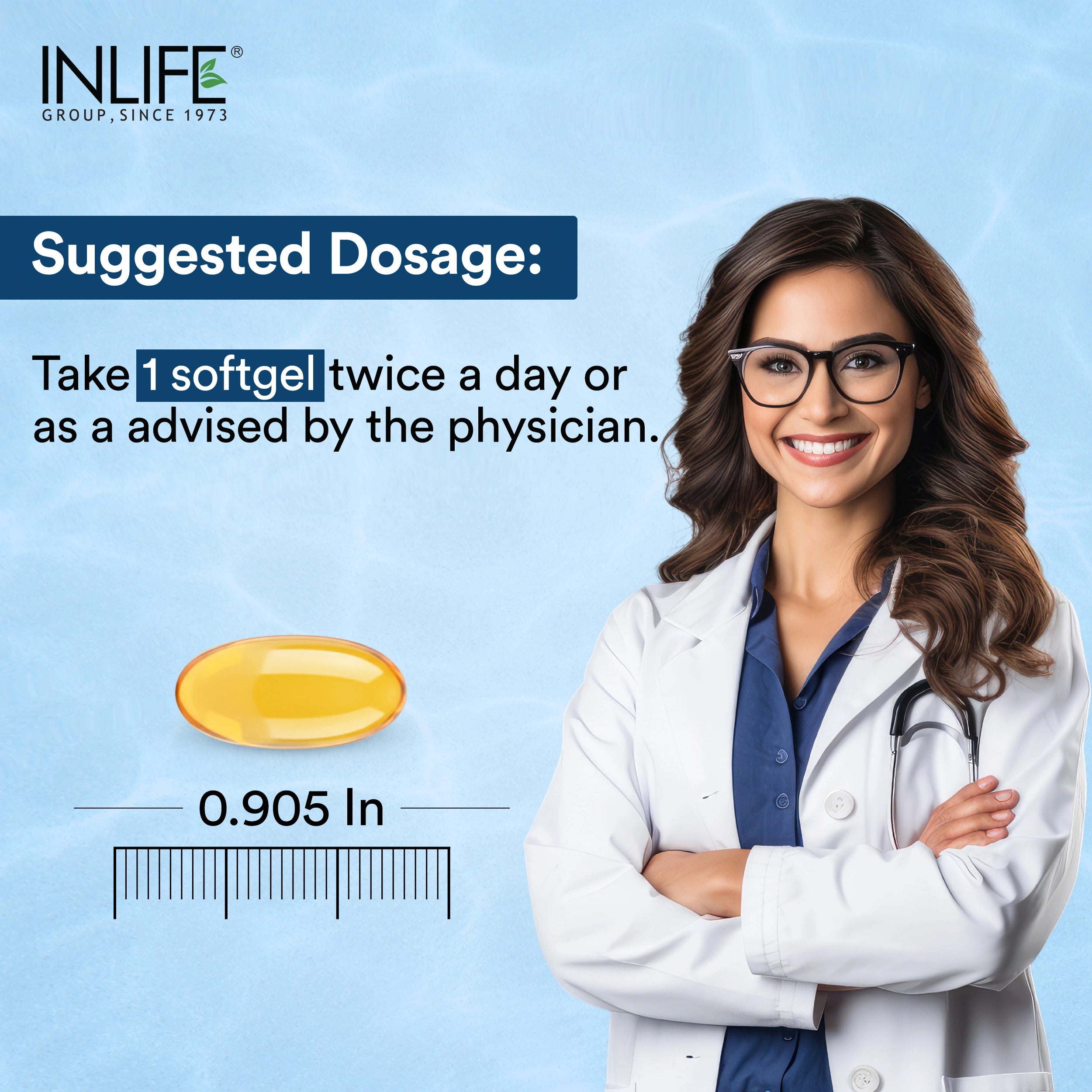 Inlife fish oil fill softgels suggested dosage nutritionist explaining about dosage 