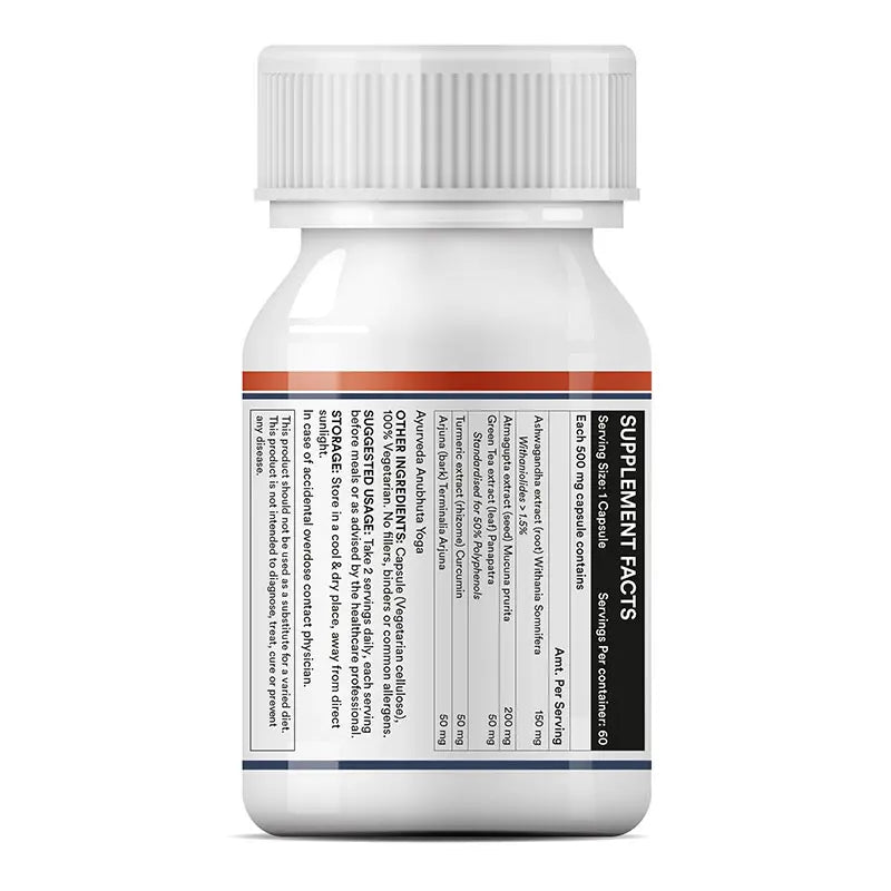 Inlife neurocare supplement facts left image with suggested usage and storage
