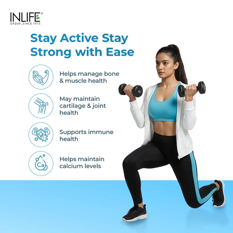 Inlife Calcium with Vitamin D3 Tablets