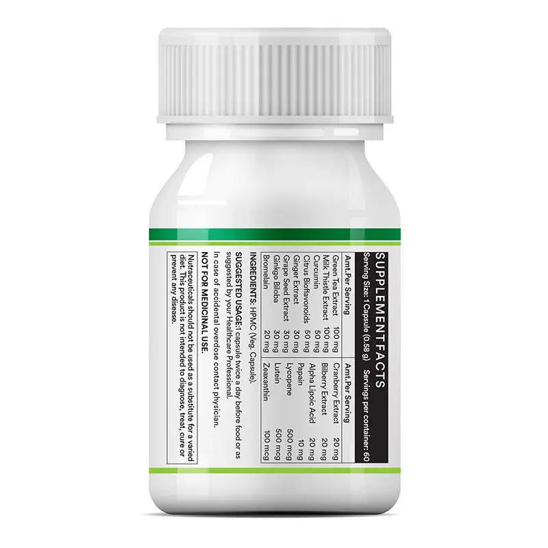 Inlife Super Antioxidants Supplement - 60 Vegetarian Capsules